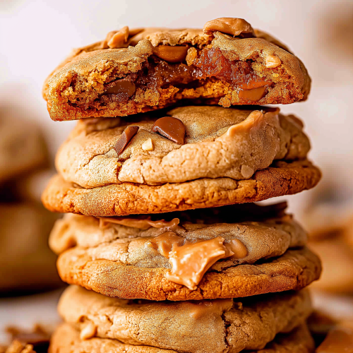 Biscoff Stuffed Cookiess