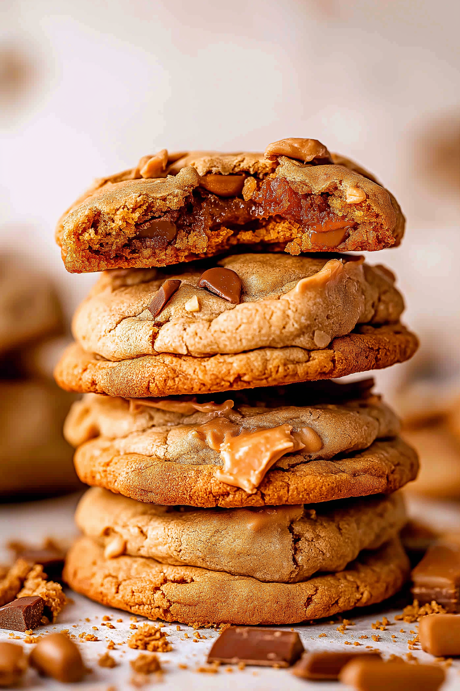 Biscoff Stuffed Cookiess