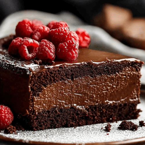 chocolate custard cake