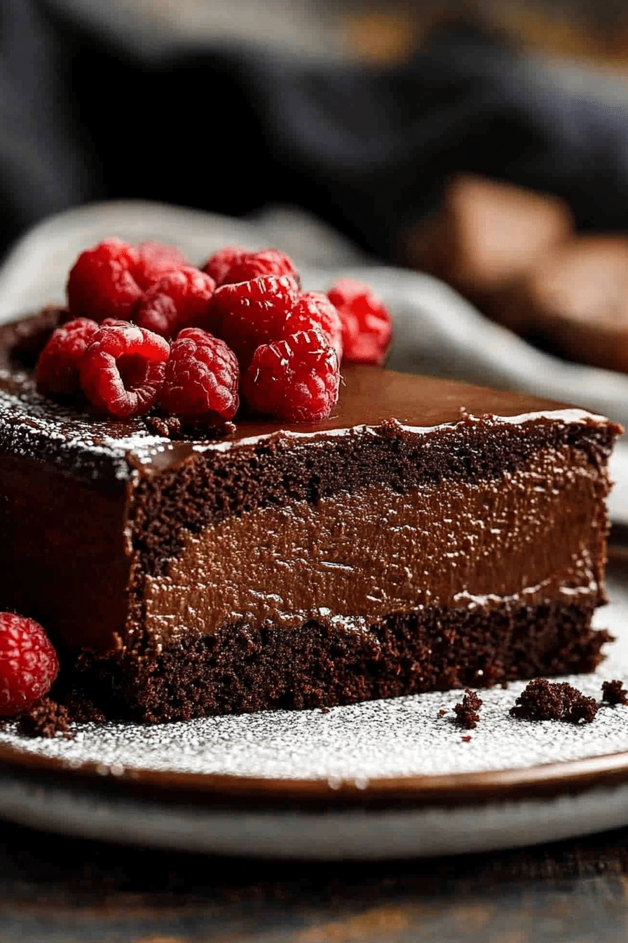 chocolate custard cake