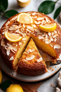 Easy lemon coconut almond cake Can be made dairy-free by using coconut oil. Perfect with a cup of tea or coffee. Store leftovers well wrapped to maintain moisture.