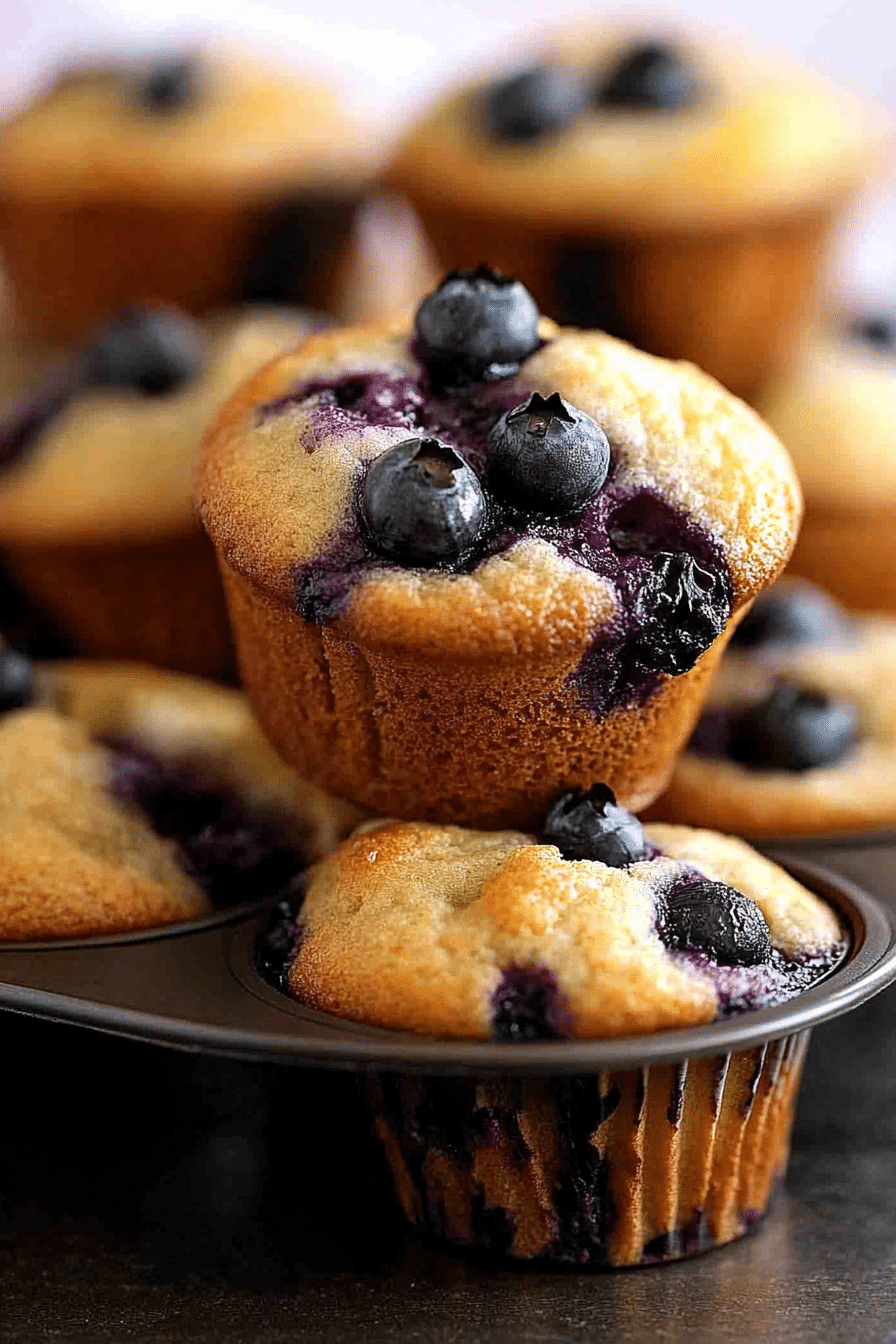 Ultra Moist Blueberry Muffins 